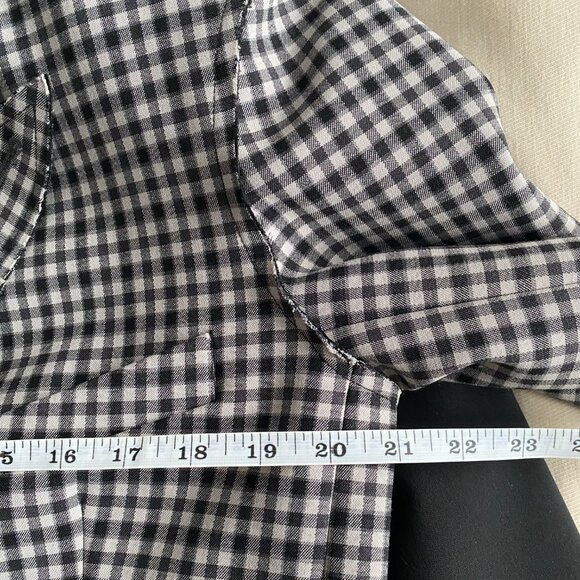 Tibi Double Faced Menswear Check Double Breasted Blazer, size 8 - Picture 11 of 13